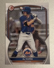 AJ Ewing 2023 Ist Bowman Draft #BD-152 New York Mets ROOKIE RC