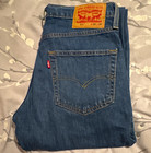 Levi’s 511 Men’s Straight Fit Blue Denim Jeans W30 L30 5-Pocket Logo