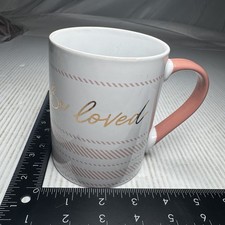 Be Loved Metallic Coffee Mug Valentines Day Romantic Modern Farmhouse