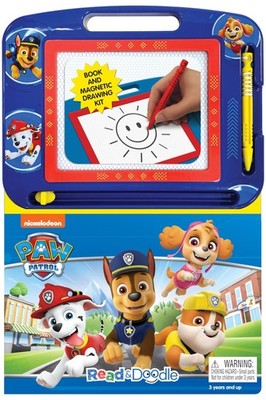 Paw Patrol Read & Doodle - Learning resources for kids, a magnetic drawing p...
