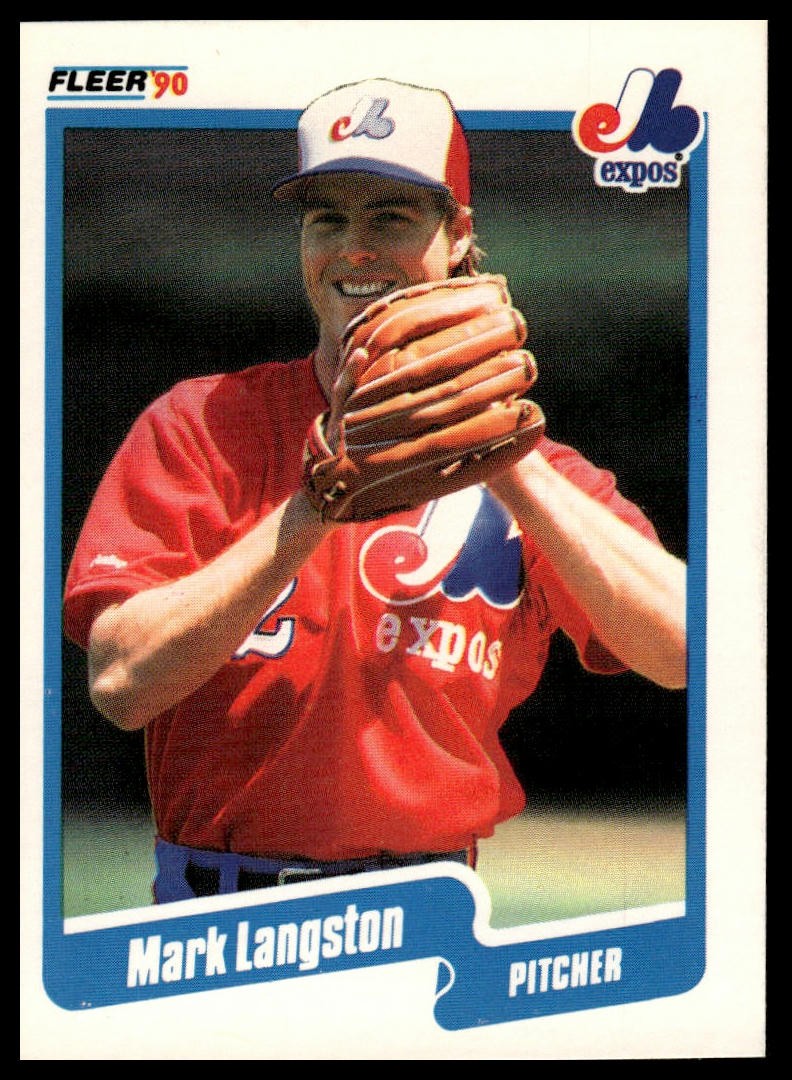 1990 Fleer Canadian #352 Mark Langston