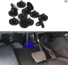 12PCS Car Brake Pedal Stop Pad Replacement, Standard Brake Light Switch Stopper
