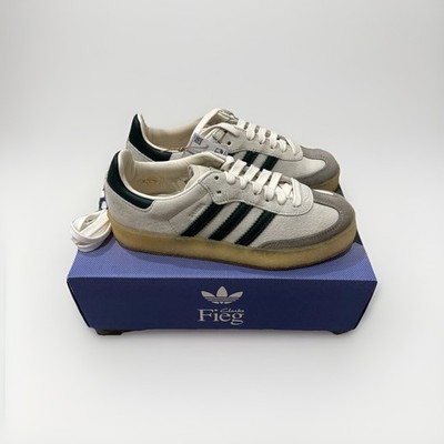 新品未使用 Ronnie Fieg × Clarks × adidas US8 Size 9.5 - Ronnie Fieg x Clarks x adidas 8th Street Samba Chalk