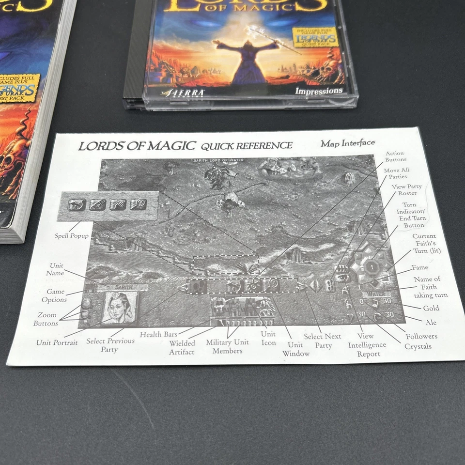 LORDS OF MAGIC SPECIAL EDITION : CD-ROM PC WIN 98/2000/XP VINTAGE BIG BOX - Mint - Image 4 of 4