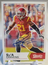 SU'A CRAVENS 2016 Panini Classics Rookie Autograph Auto Card #/199 USC TROJANS