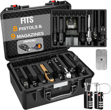 TSA Approved Pistol Case for Multiple Handguns   Waterproof Hard Gun Case with P