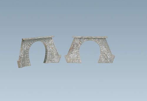 Faller 120561 HO Scale Tunnel Portals - 1 Track pkg(2)
