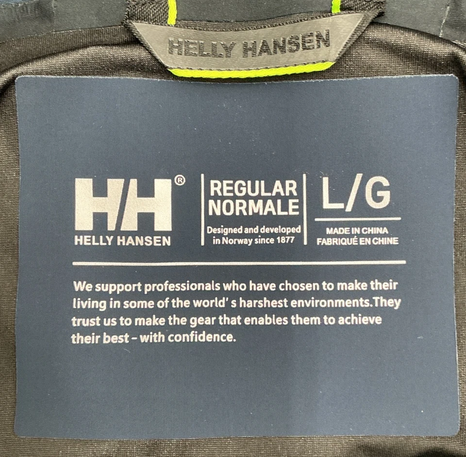 Helly Hansen мужской экипажа с капюшоном WP лыж снега средний слой куртка 2.0 темно-синий размер: L - Изображение 3 из 4