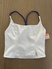 NWT FP Movement Move-On Tank Top Womens Size S White Sleeveless Active Workout