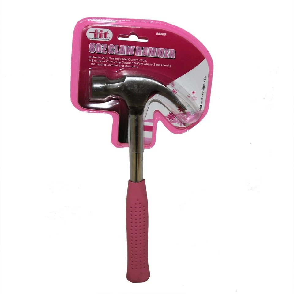 Martillo de garra Iit 88400 para dama de 8 onzas, rosa Foto 2 de 2