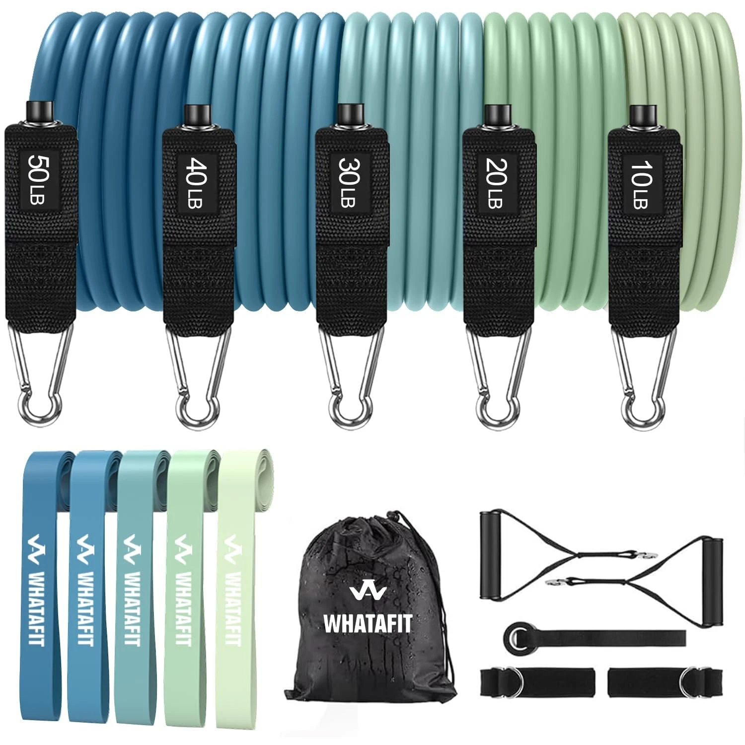 Resistance Bands, Exercise Bands，Resistance Bands for Working Out, Work Out B...