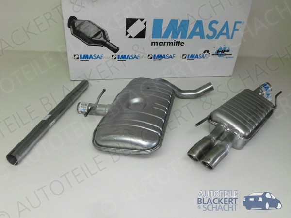Imasaf Auspuffanlage Ab Kat für VW Golf III 3 2.0 GTI 16V 1993-1997-image