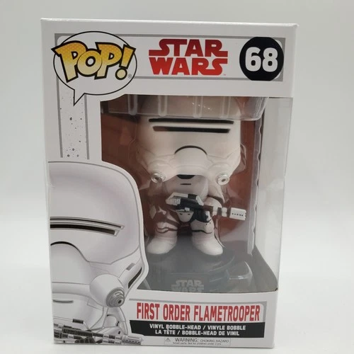 Funko Pop! Star Wars First Order Flametrooper #68 Bobble-Head NIB (READ)