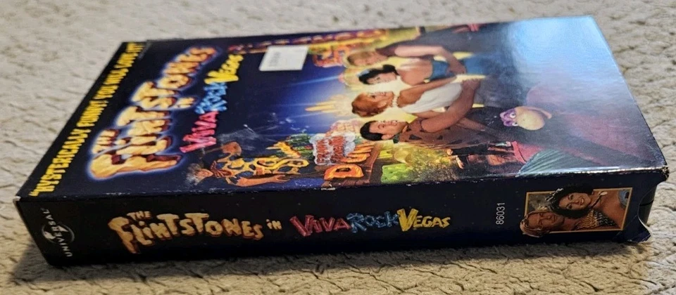 The Flintstones In Viva Rock Vegas 2000 VHS Tested Plays - Imagem 3 de 4