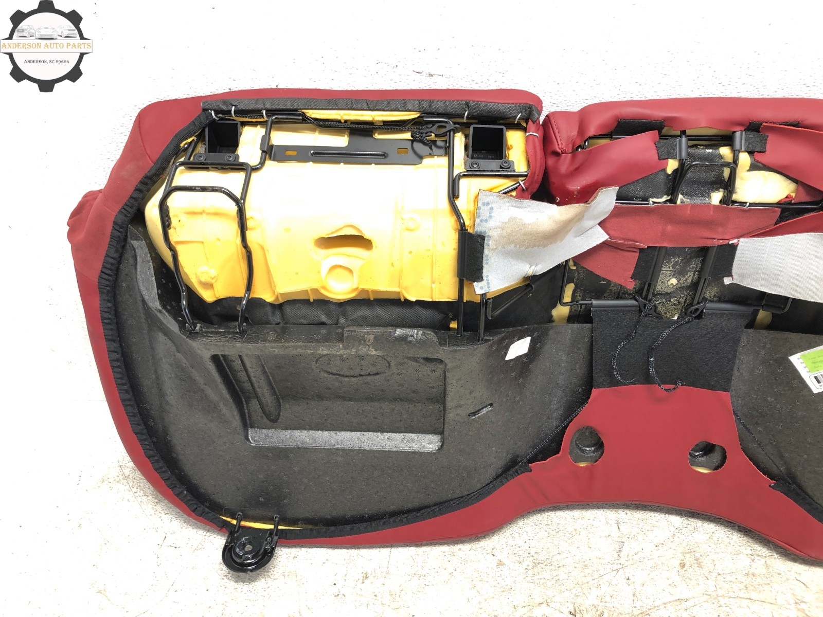 2014-2017 MASERATI GHIBLI S Q4 REAR LOWER SEAT CUSHION BENCH SEAT RED OEM