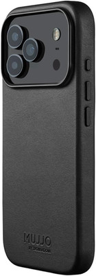 Mujjo Leather Case for iPhone 17 Pro   MagSafe Compatible - Black