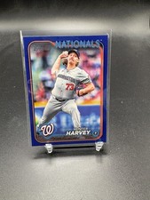 Hunter Harvey Royal Blue 2024 Topps Update Series #US101 Nationals