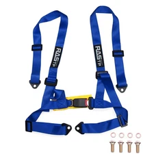 RASTP 2" 4-Point Adjustable Racing Seat Belts Harness Shoulder Straps