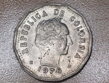 1976 Colombia 50 Centavos