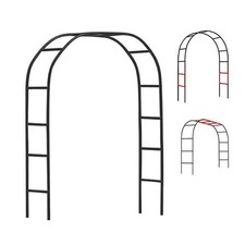 2.4M Wedding Arch Metal Garden Arch Garden Arbor Trellis For Climbing Plants