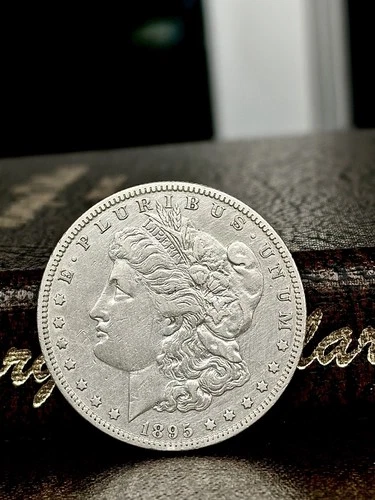 1895 O Morgan Silver Dollar $1 Circulated Business Strike 0.9 Fineness US Coin
