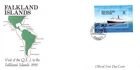 FALKLAND ISLANDS - FDC 1993 VISIT Q.E.2