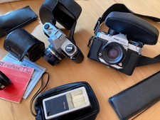 Fotokameras (2 Stück) Porst Reflex TL in gutem Zustand mit Zubehör