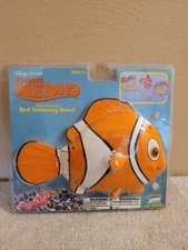 Disney 2003 Pixar Finding Nemo Real Swimming 9.5" Battery Powered Pool Toy New 
