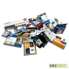 LOT OF 21 Assorted HP Epson Dell Ink Cartridges - Expired