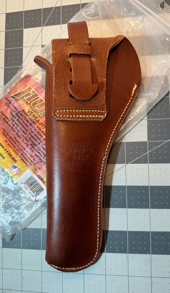 Hunter Company 4500 OWB Holster RH for SINGLE ACTION REVOLVERS w/ BBL 5.5 - 6.5" - Image 3 of 4