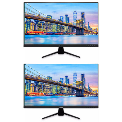 ViewSonic VX3267U-4K 32-inch 3840 x 2160 UHD 4K LCD IPS Monitor, 2-Pack Bundle