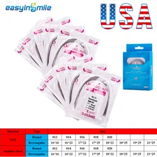 100Pc Dental Ortho stainless/NITI Arch Wires Rectangular Round Upp/Lower14/16/18