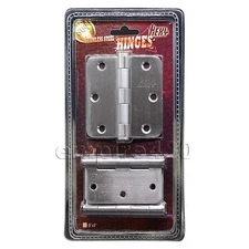 2 PCS 3 PCS 304 Stainless Steel Heavy Duty Door Hinges 3"x3" Commercial Grade
