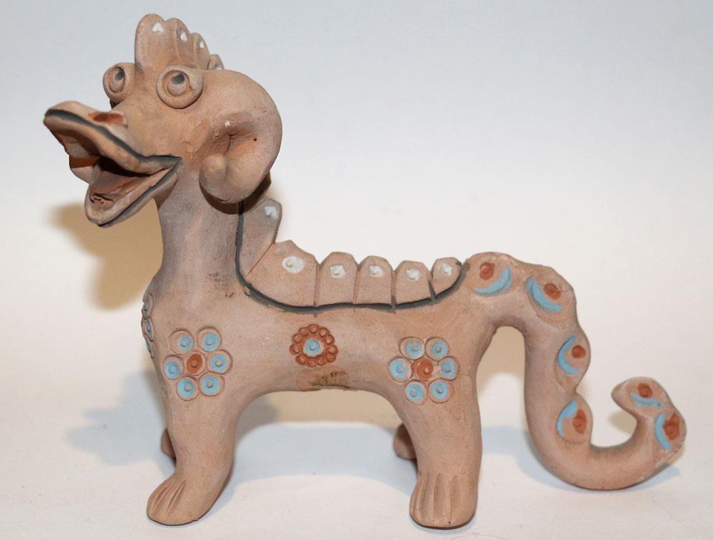 UZBEKISTAN CENTRAL ASIA CLAY SCULPTURE TOY DRAGON MYSTICAL (6) | eBay