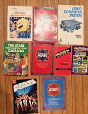 Atari 2600 Literature, Manuals, Catalogs Lot