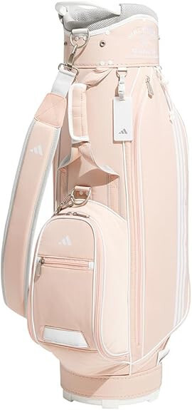 женская сумка adidas Golf Caddy Bag GRAPHIC 8, 5x47 дюймов, 2,7 кг, пудра коралловая KVH35