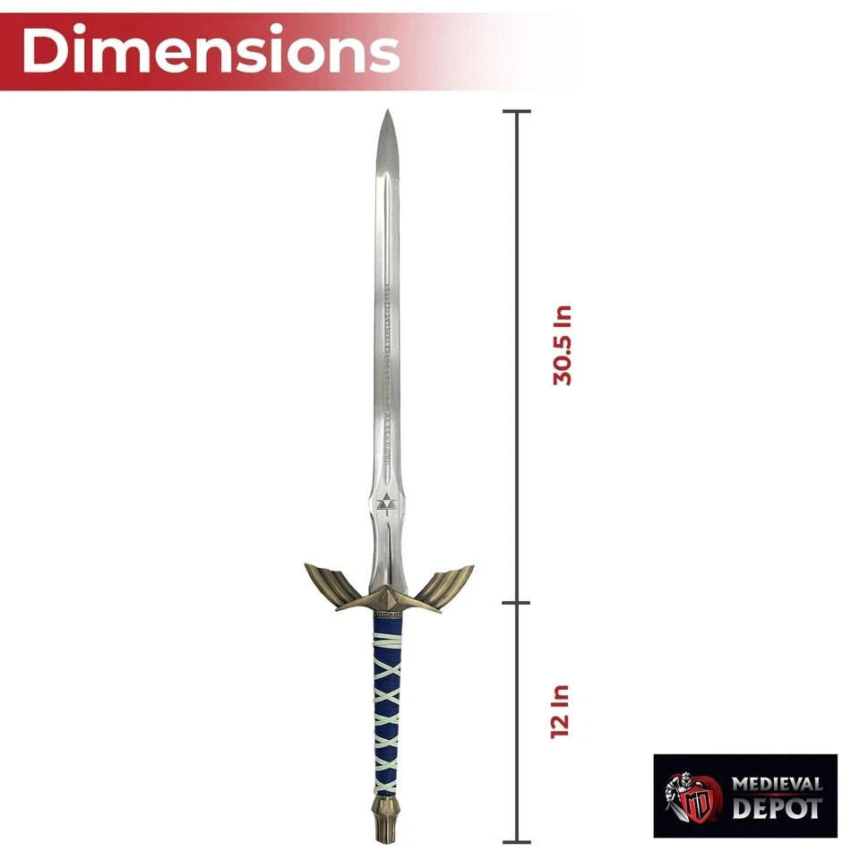 Espada Cielo Héroe Profecía Ornamentada Links - Hoja de Metal con Vaina Foto 4 de 4