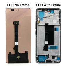 For Xiaomi Poco X6 LCD OLED Display Touch Screen Digitizer w/ Frame Repair Parts