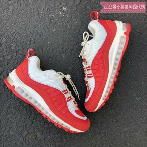 red and white 98 air max