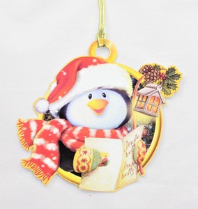 Biglietti Di Natale Glitterati.5 Biglietti Auguri Natale Con Glitter E Cordoncino Oro Addobbo Albero Pinguino Ebay