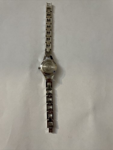 Vintage NEW Time Teller Silver & Black Stainless Steel Women’s Watch PERFECT!! - Picture 4 of 5