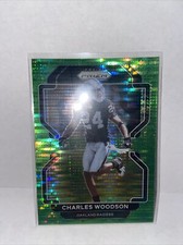 2021 Raiders Charles Woodson Prizm Green Lazer 🏈🔥