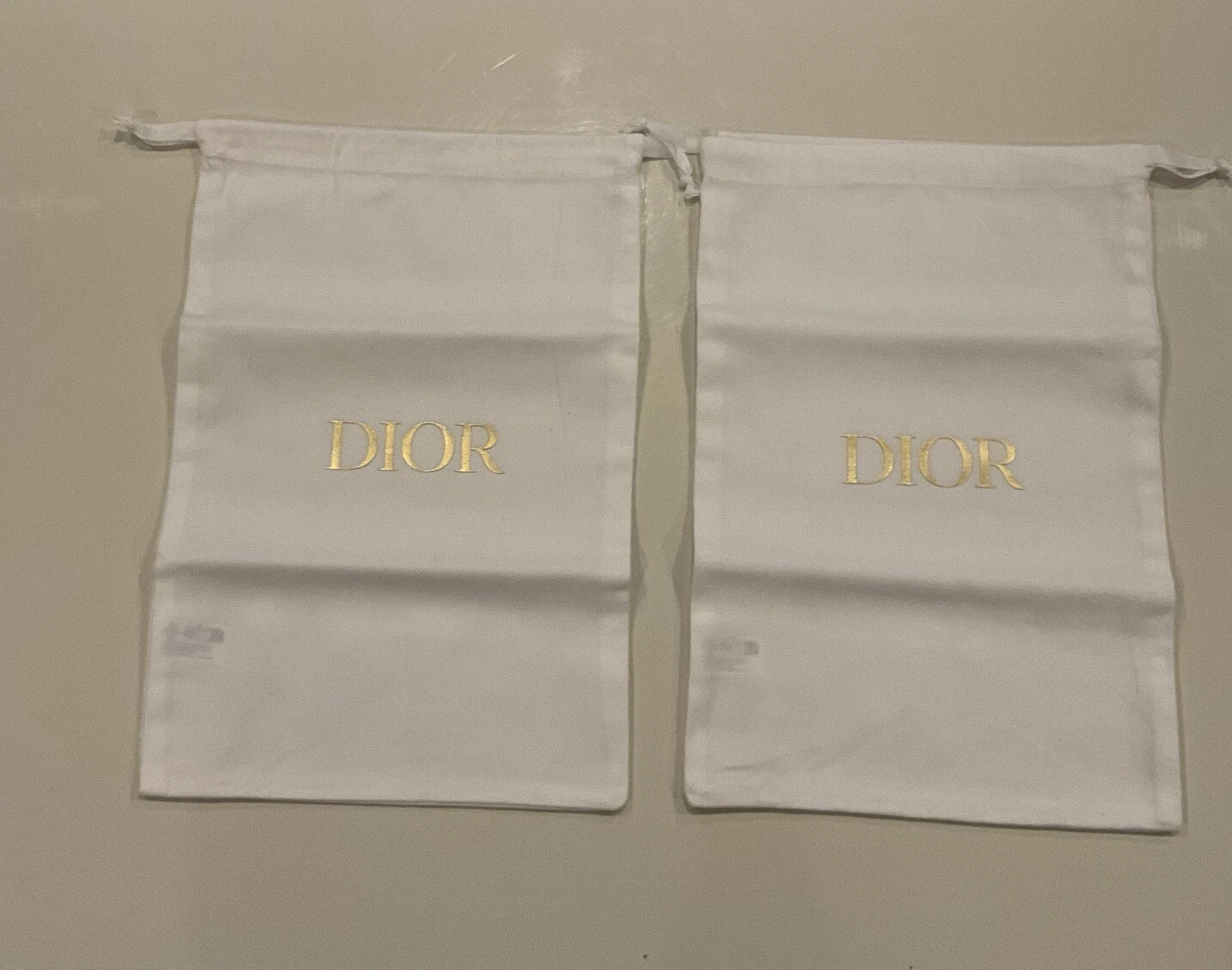 Authentique sac à chaussures Dior à cordon NEUF 9” X 12 1/2”