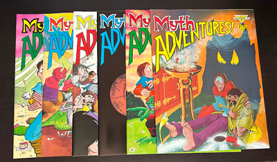 MYTH ADVENTURES (1984 Warp Graphics Comics) -- #1 2 3 4 5 6