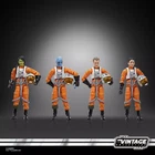 X-WING PILOT 4-Pack Hasbro Star Wars Vintage Collection 3.75" Action Figures MIB