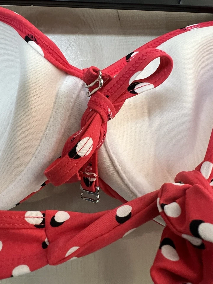 Bikini Ann Taylor rosa a lunares - Nuevo con etiquetas - Talla grande Foto 4 de 4