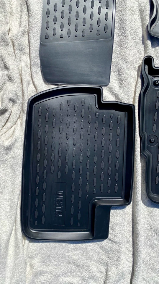 Floor Liners Four Mitsubishi Lancer Sedan 2008 to 2017 front and second row blac - Image 3 of 4