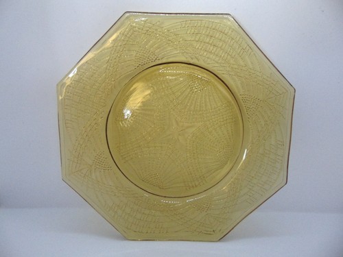 Le Smith romanische Bernsteinplatte 8" Vertiefungsglas