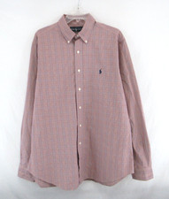 Ralph Lauren Men's Classic Fit Plaid Button-Up Long Sleeve Shirt Size 16/L B579