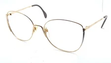 Silhouette V4201 6021 Gold Metal LG Eyeglasses Frame 58-18 135 Vintage Austria